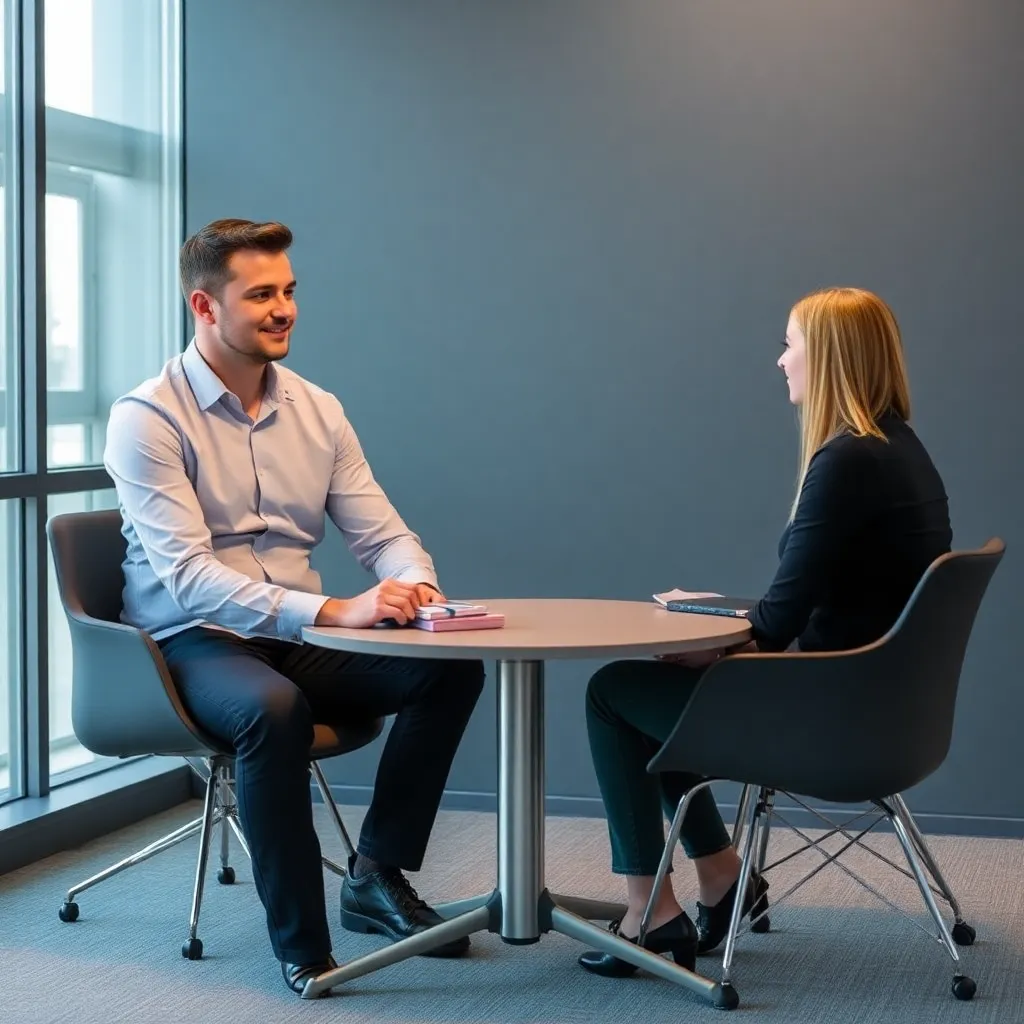 Jonge teamleider in een creatieve werkomgeving