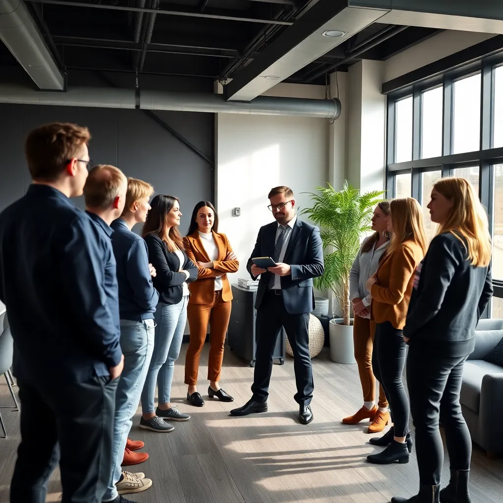 Diverse groep professionals in inclusieve Nederlandse werkomgeving