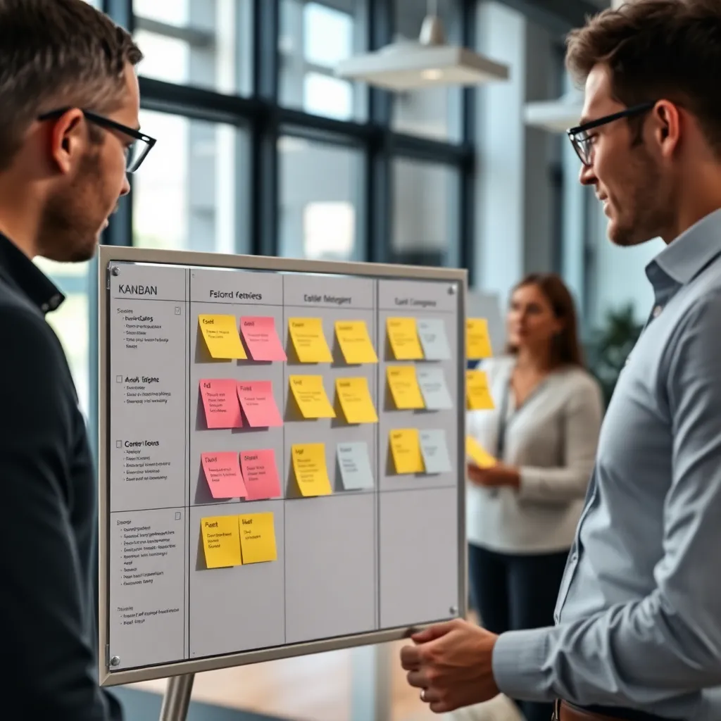 Diverse groep Nederlandse professionals in een moderne vergaderruimte bespreken agile werkprincipes